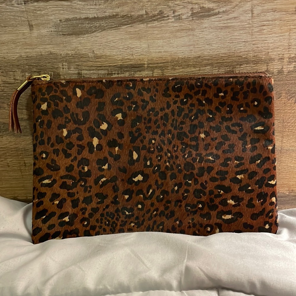 Madewell Leather Pouch Clutch